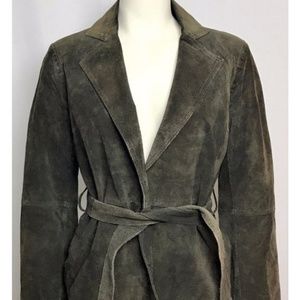 Express Vintage Suede Leather Jacket